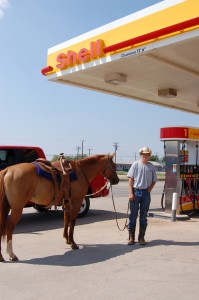 A man and his horse