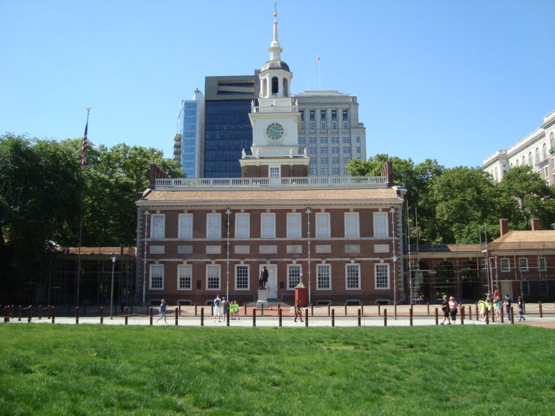 The old cityhall, Phildadelphia